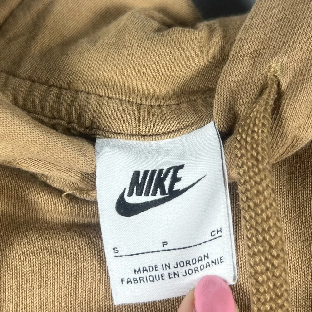 Nike Camel Brown Hoodie Small